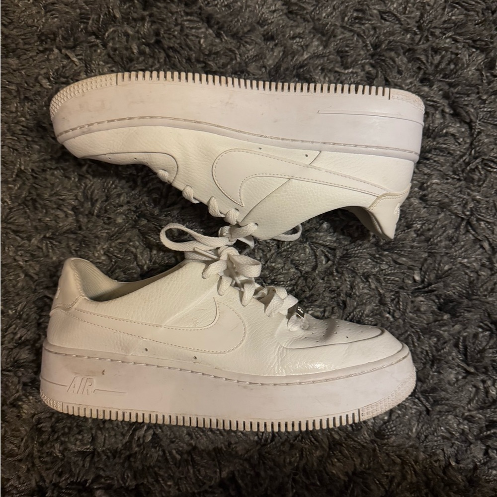 Platform Nike air forces